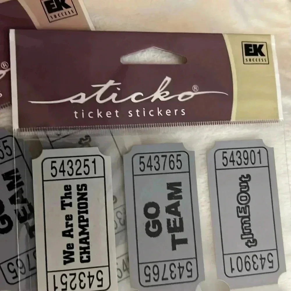 Sticko sports package ticket MVP‎ stickers